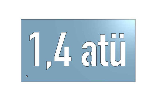 TIER1ONE Kübelwagen Typ 82 - 1,4 atü flexible Lackierschablone