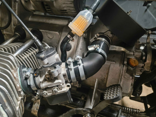 TIER1ONE Ansaugsystem Dellorto PHBH28 Dnepr Gespann (BMW R71 Umbau)