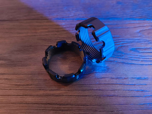 Wolverine MTW Castle Nut SCHLOSSNUSS 1 von TIER1ONE – 6061 T6 Aluminium, harteloxiert