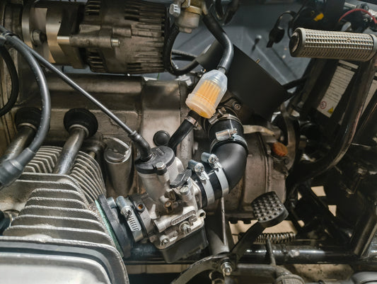 TIER1ONE Ansaugsystem Dellorto PHBH28 Dnepr Gespann (BMW R71 Umbau)